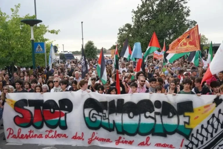 marcha palestina venecia