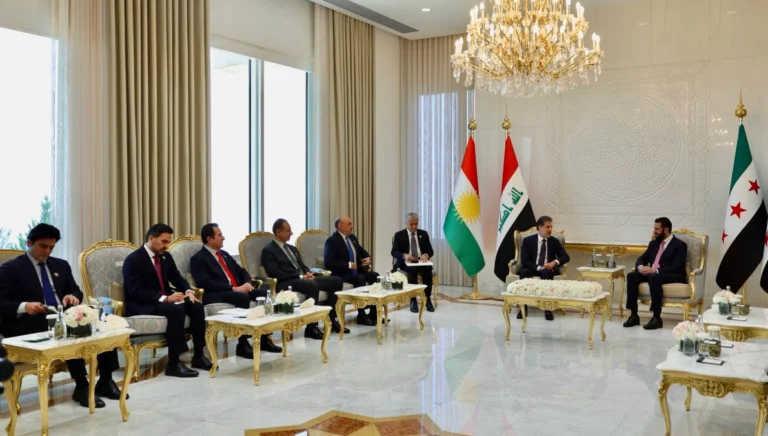 siria reunion entre barzani y al sharaa foto niyazsbarzani 1