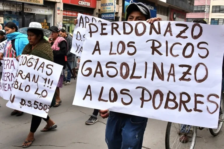 bolivia protestas medidas neoliberales foto efe