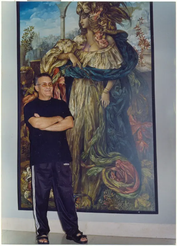 cosme proenza celebridad de la pintura cubana junto a su cecilia 1.jpg