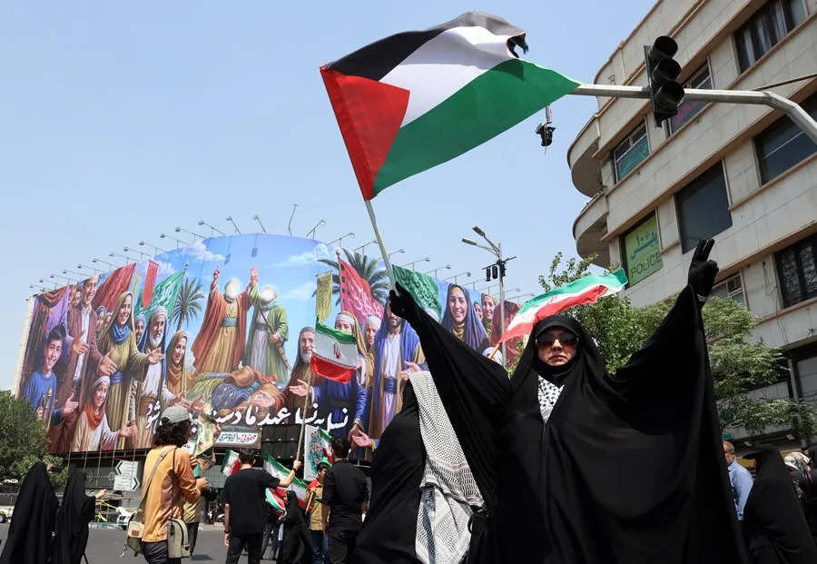 iran ataque israel protesta
