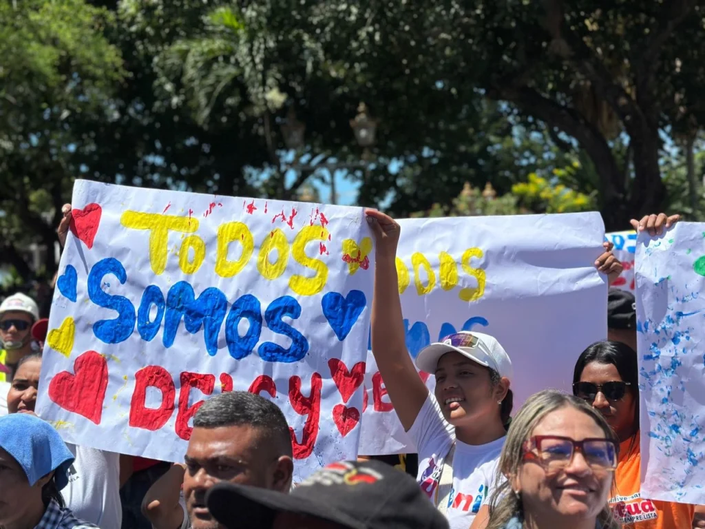 En imágenes: Venezuela se moviliza en respaldo a Delcy Rodríguez ante la ONU 7 photo 2026 09 23 13 38 42 1