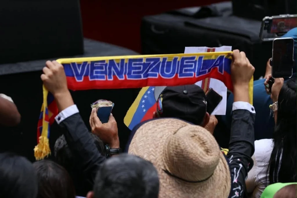 En imágenes: Venezuela se moviliza en respaldo a Delcy Rodríguez ante la ONU 2 photo 2026 09 23 14 21 43