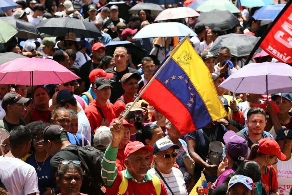 En imágenes: Venezuela se moviliza en respaldo a Delcy Rodríguez ante la ONU 4 photo 2026 09 23 14 21 43 3