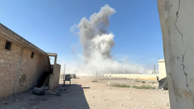 siria explosion arsenal militar alepo foto xinhua 1