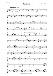 5 partitura de conticinio