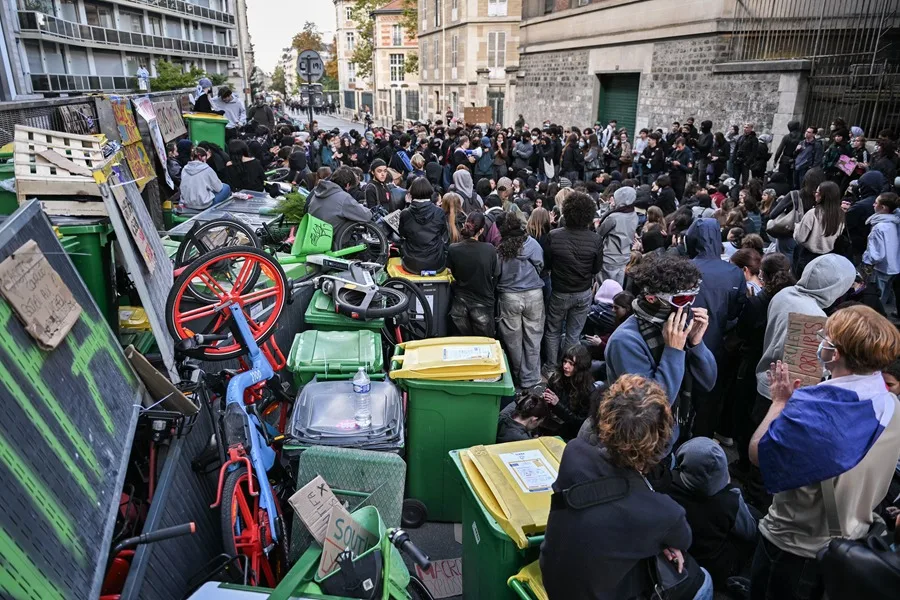 francia protestas