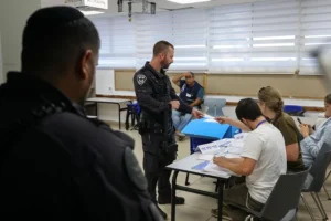 israel elecciones policia
