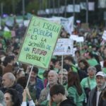 madrid huelga educacion