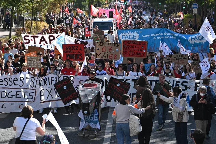 marchas estudiantes paris 3