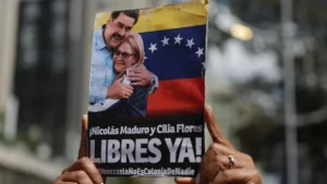 «No han cometido ningún delito»: manifiesto exige libertad de presidente Maduro y Cilia Flores 15 protesta maduro venezuela